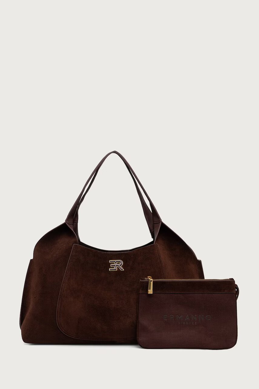Ermanno Scervino LIFE geantă shopper pentru femei din piele întoarsă
