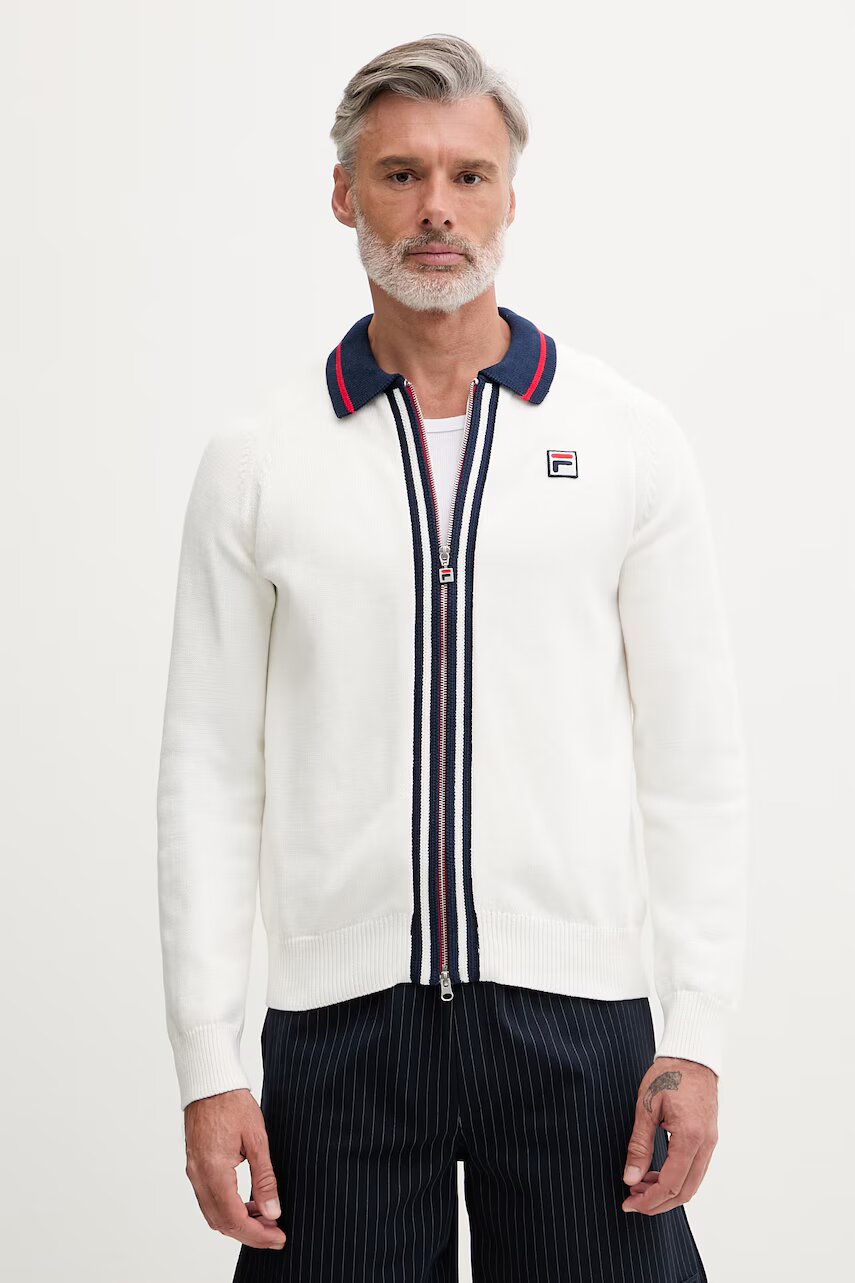 FILA cardigan pentru bărbați din bumbac CARRAIA