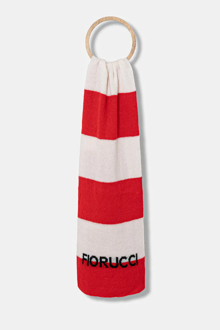 Fiorucci esarfa de lână Logo Alpaca
