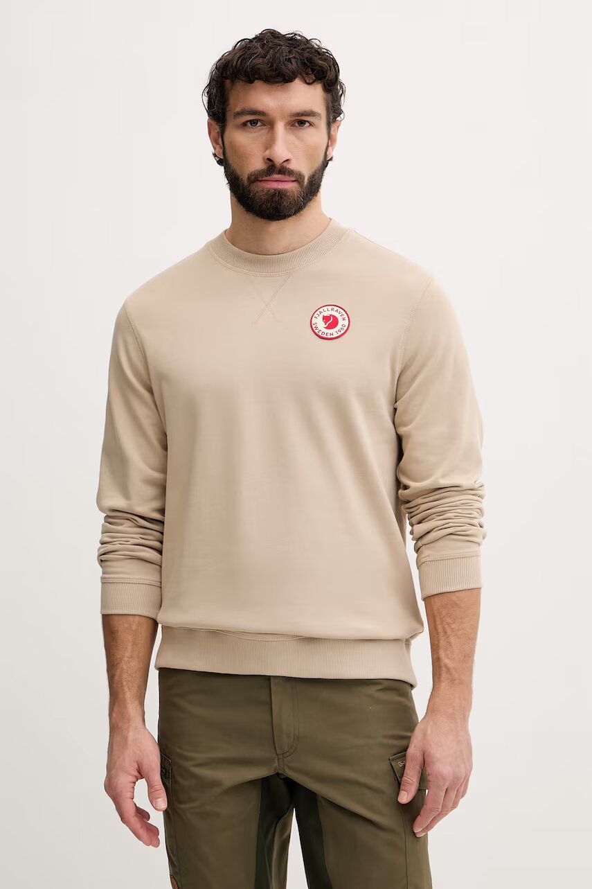 FjallRaven bluză sport pentru bărbați din bumbac 1960 Logo Badge Sweater