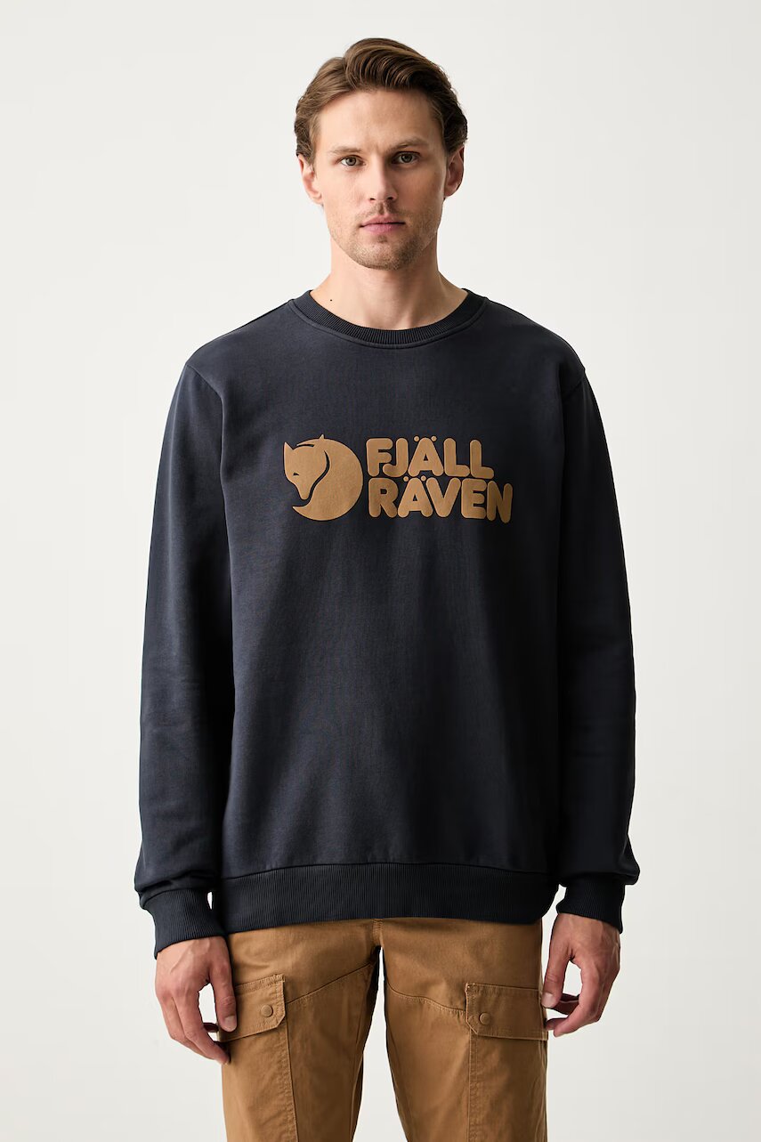 FjallRaven Hanorac bărbați din bumbac Fjällräven Logo