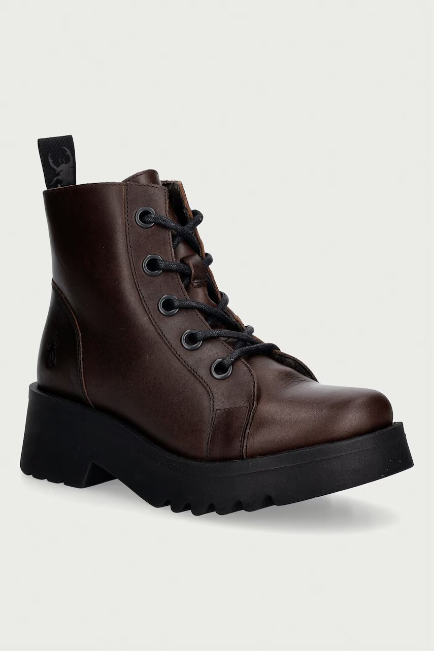 Fly London bocanci pentru femei din piele METZ788FLY