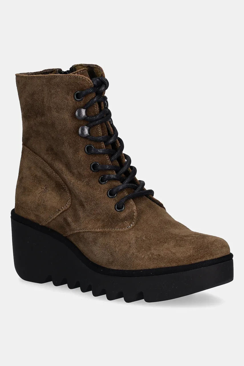 Fly London botine din piele întoarsă BIRR534FLY