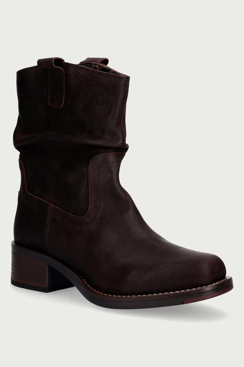 Fly London botine pentru femei din nubuck ROOK521FLY