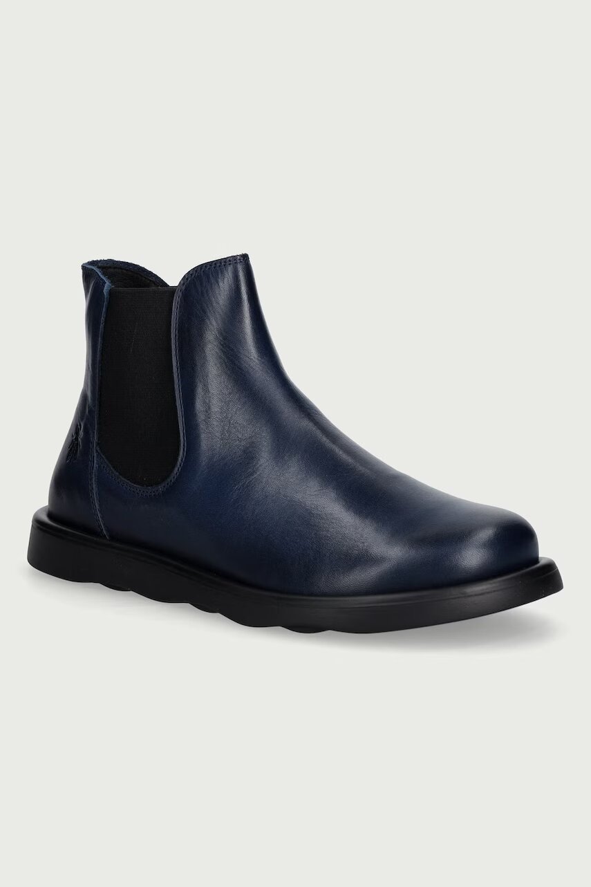 Fly London ghete scurte pentru femei din piele TICH099FLY