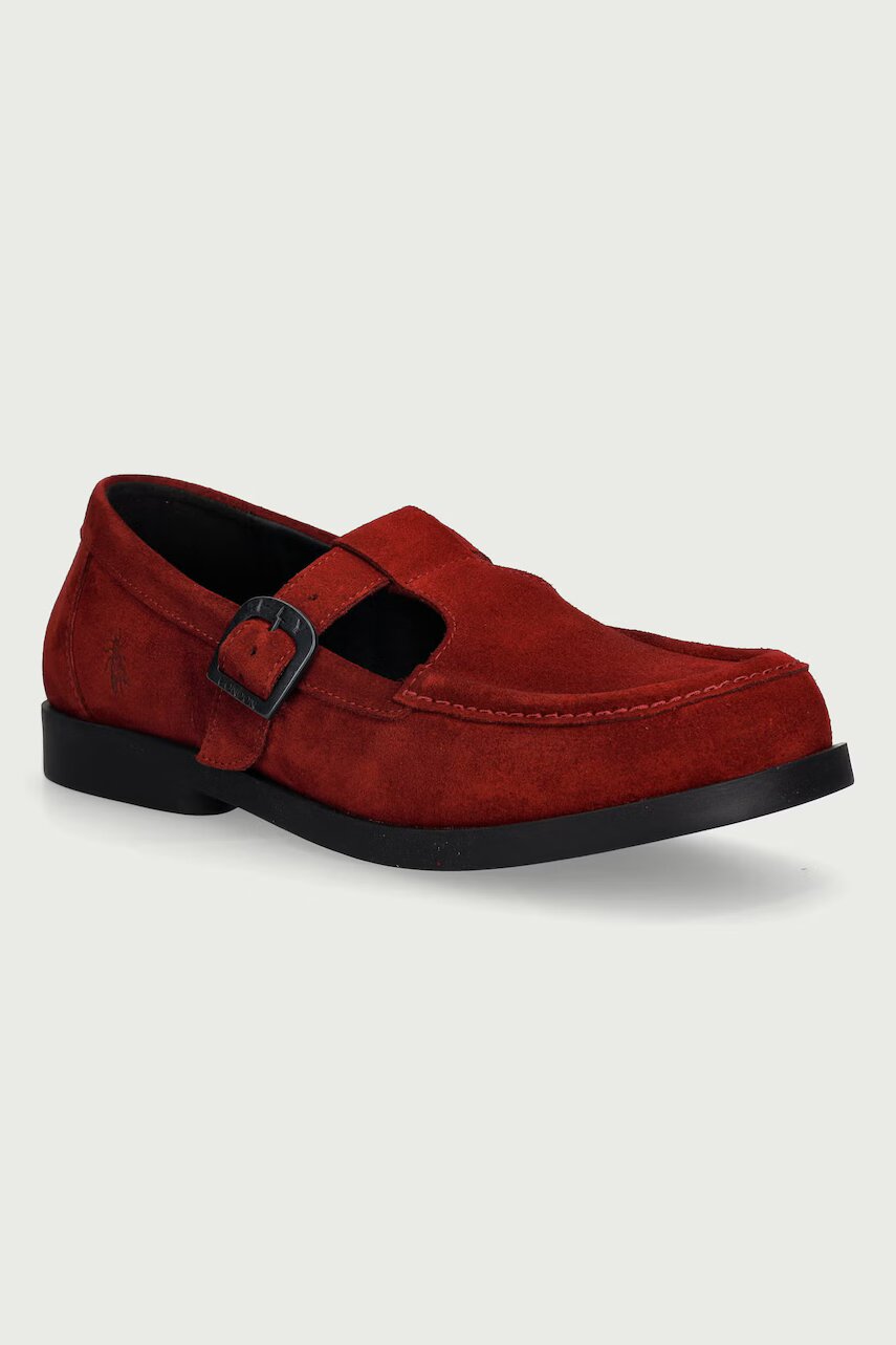 Fly London mocasini pentru femei din piele ARFE535FLY