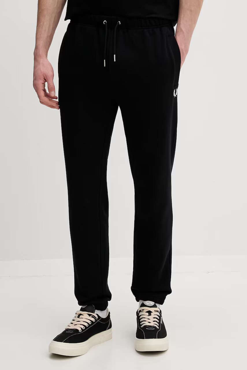 Fred Perry pantaloni de trening din bumbac