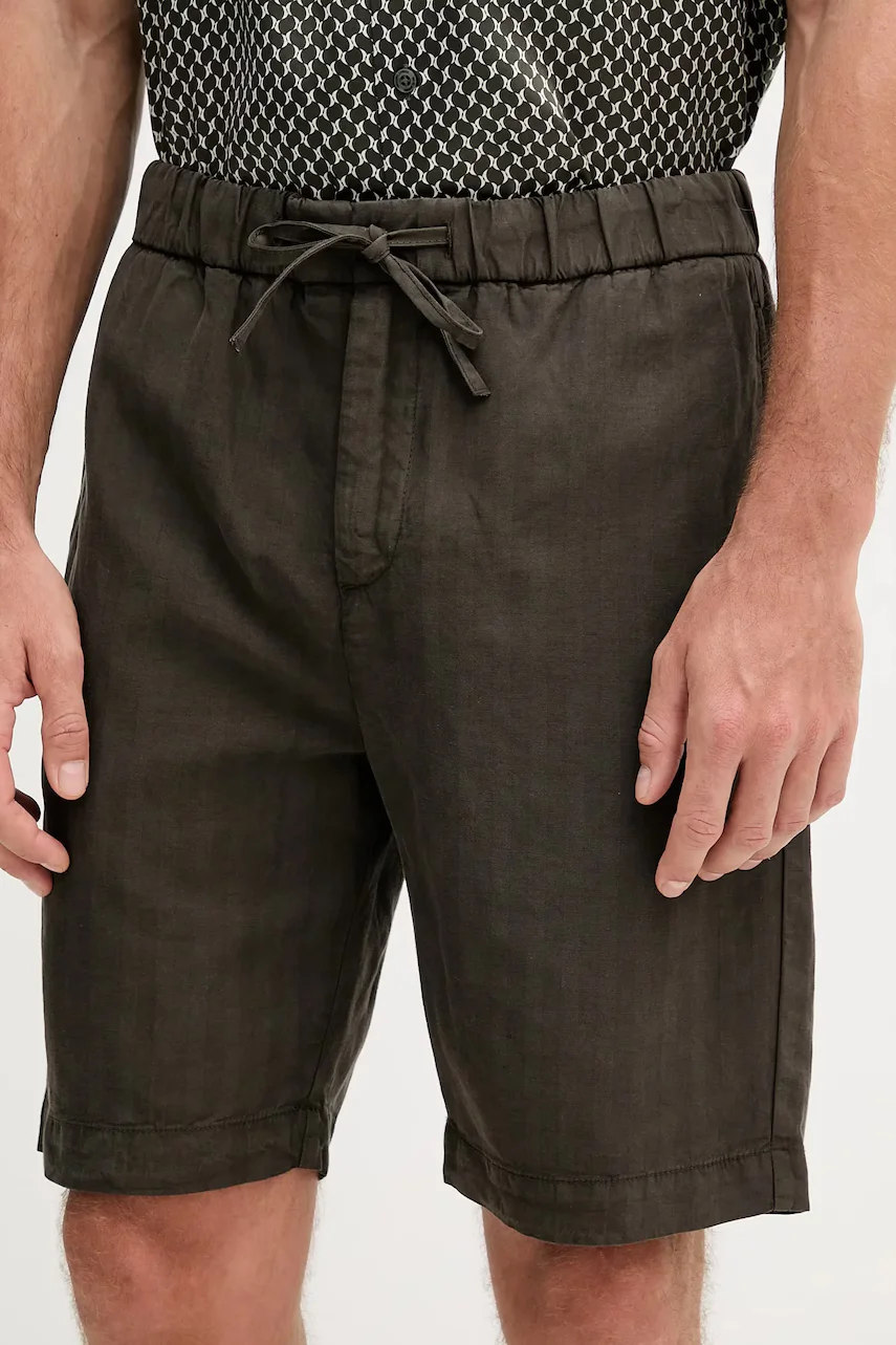 Frescobol Carioca pantaloni scurți din amestec de in