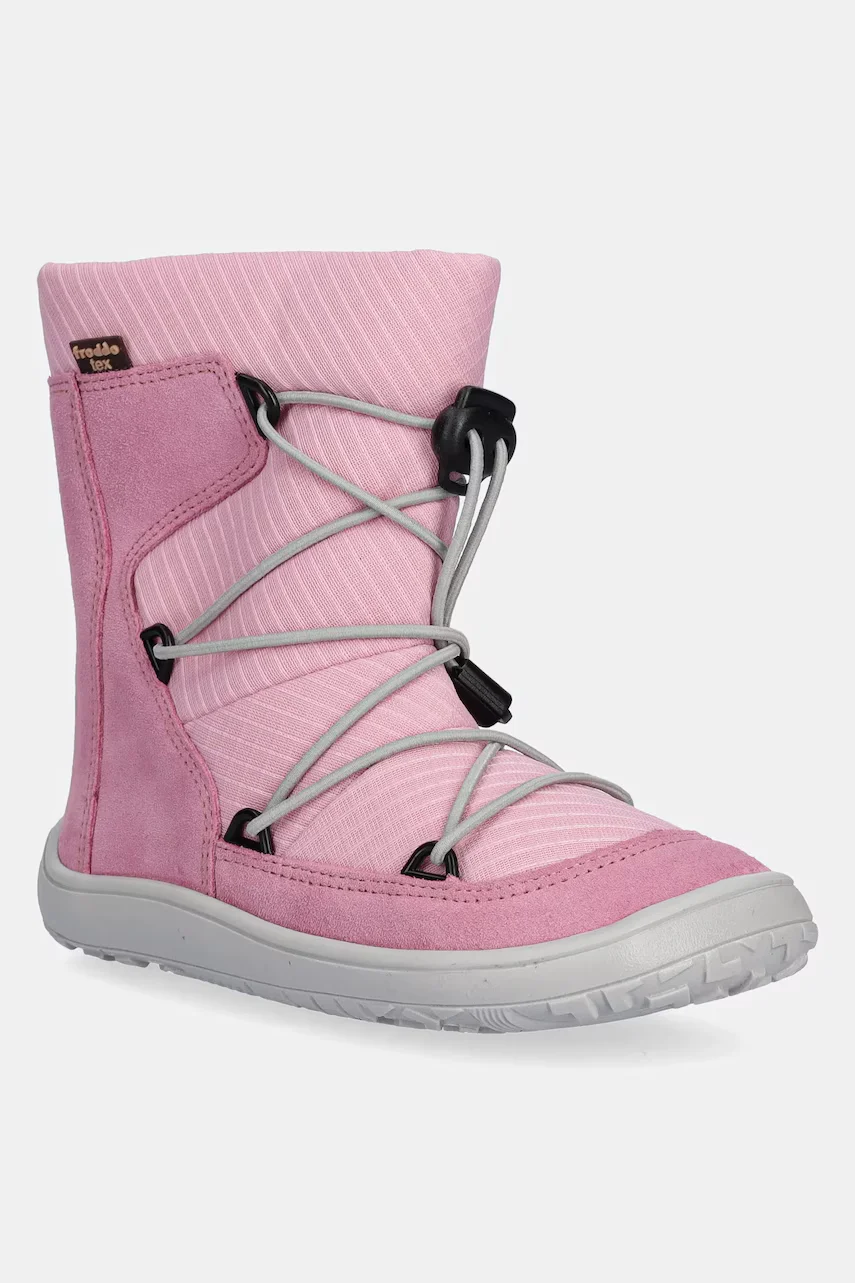 Froddo încălțăminte de iarnă pentru copii din piele BAREFOOT TEX TRACK WOOL