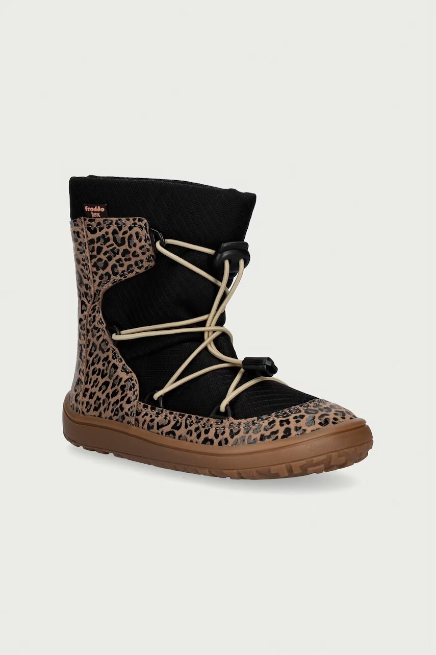 Froddo încălțăminte de iarnă pentru copii din piele BAREFOOT TEX TRACK WOOL