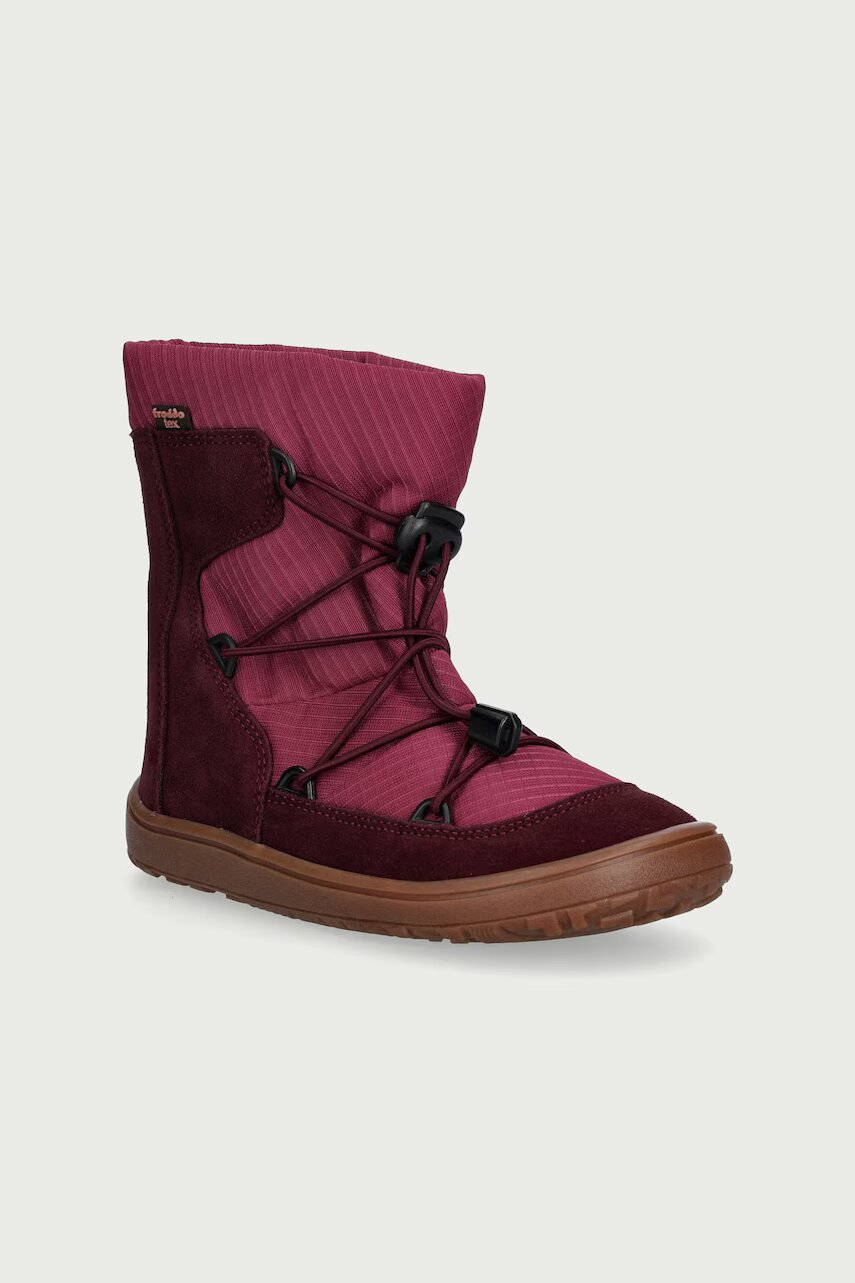 Froddo încălțăminte de iarnă pentru copii din piele BAREFOOT TEX TRACK WOOL