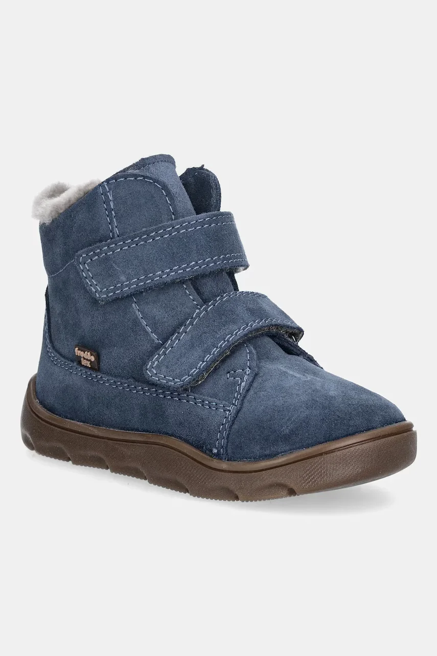 Froddo încălțăminte de iarnă pentru copii din piele întoarsă ZERU TEX FURRY BAREFOOT