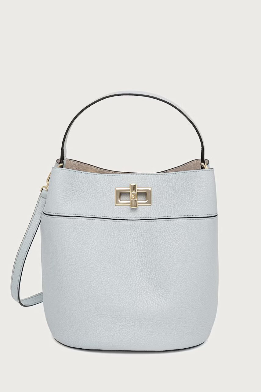 Furla geantă pentru femei din piele Amelia M Bucket Bag