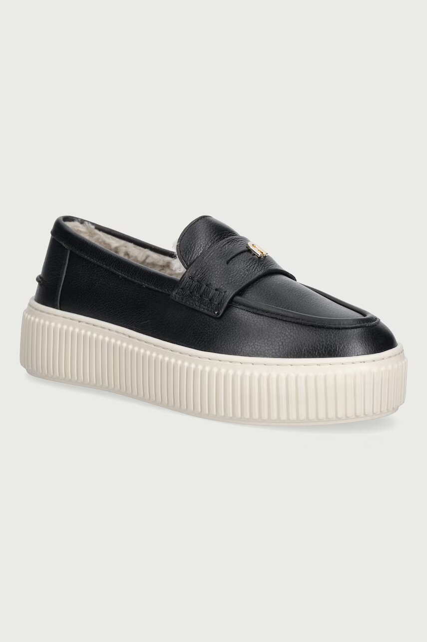 Furla mocasini pentru femei din piele Sky