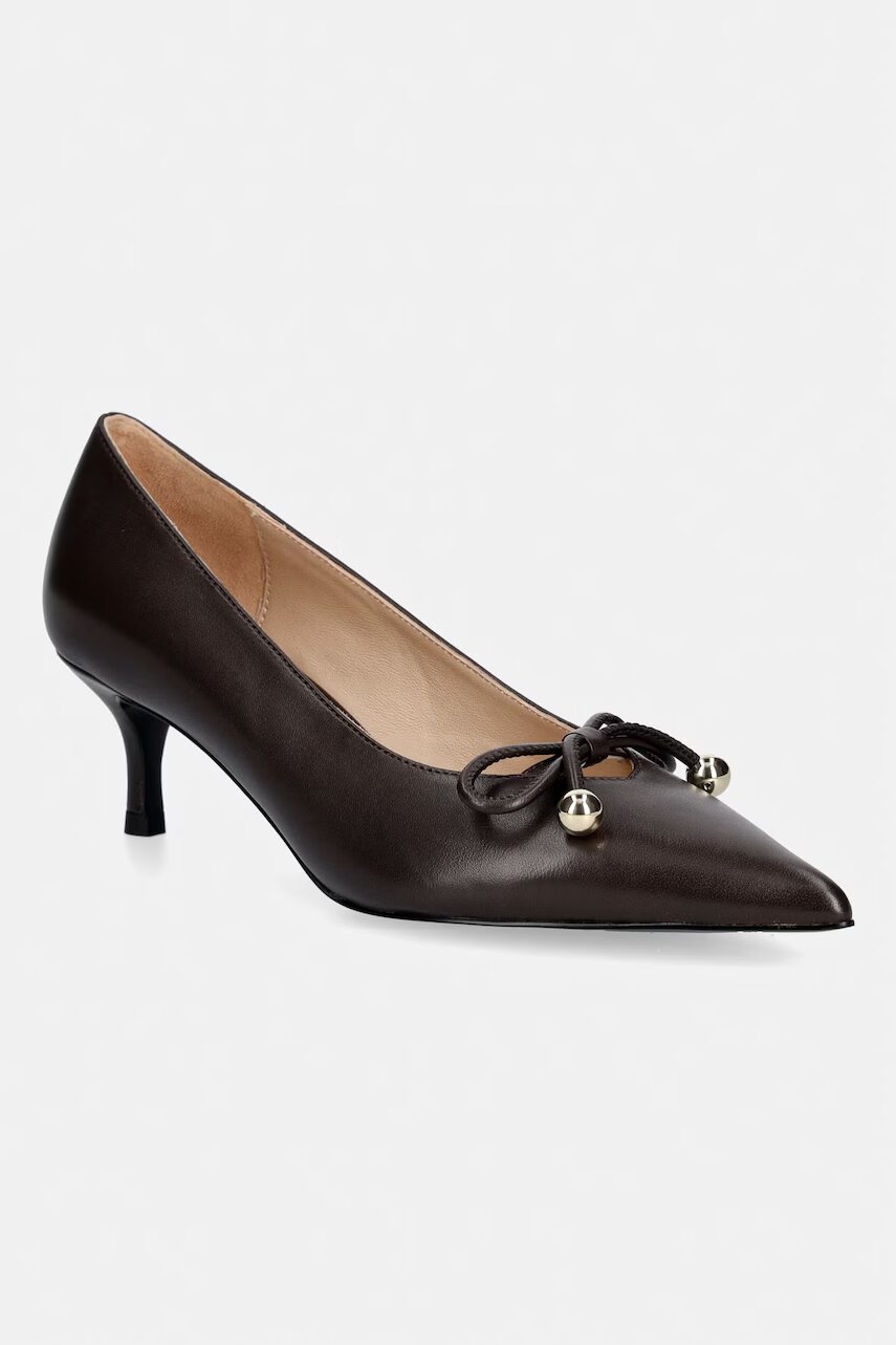Furla pantofi cu toc stiletto din piele Poppy
