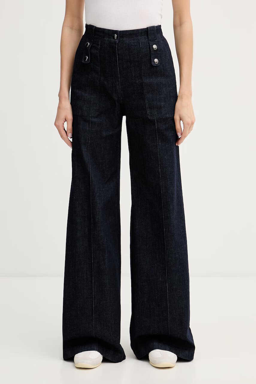 Fusalp blugi wide leg pentru femei NOELA DENIM