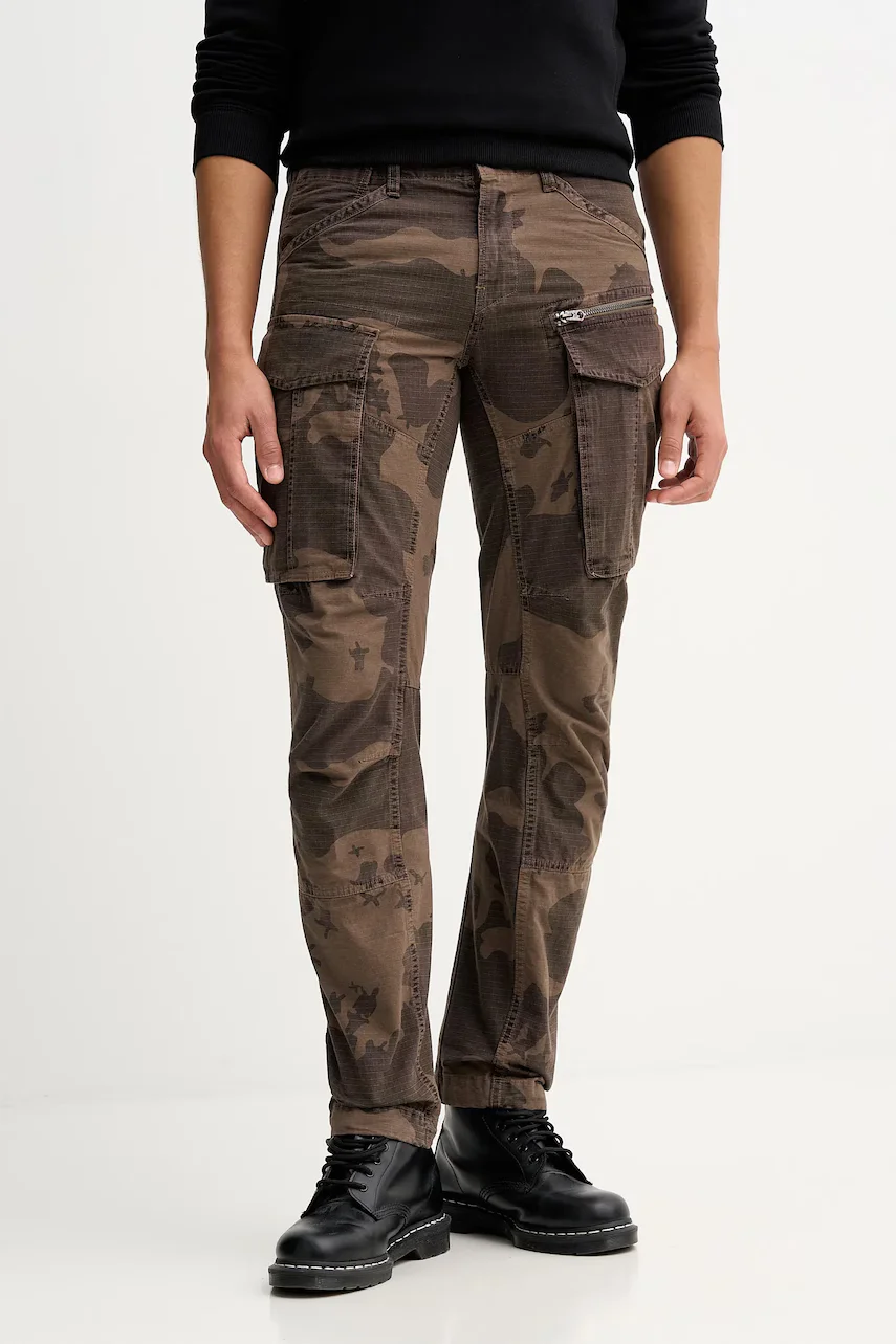 G-STAR pantaloni de bumbac Rovic Zip 3D Regular Tapered