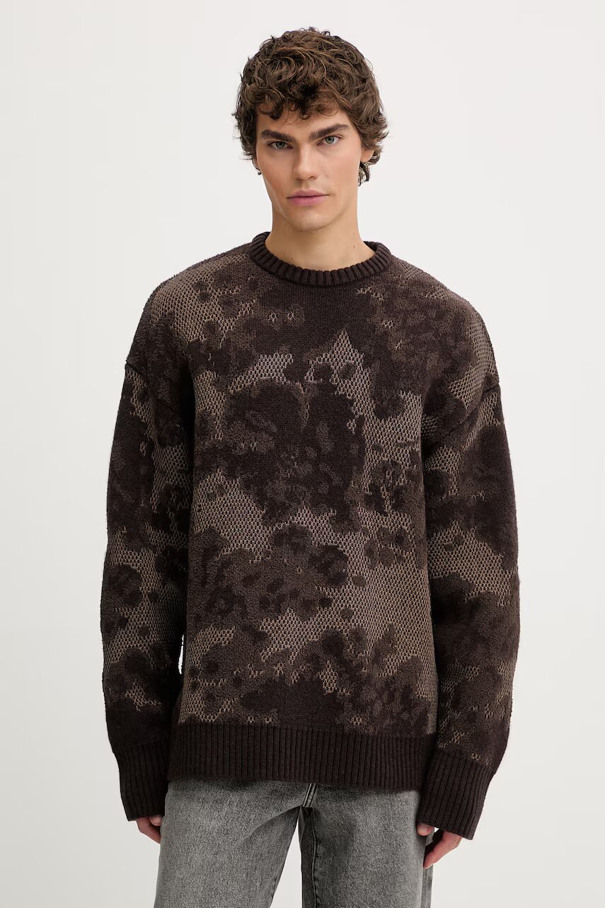 G-STAR pulover din amestec de lână Loose jacquard