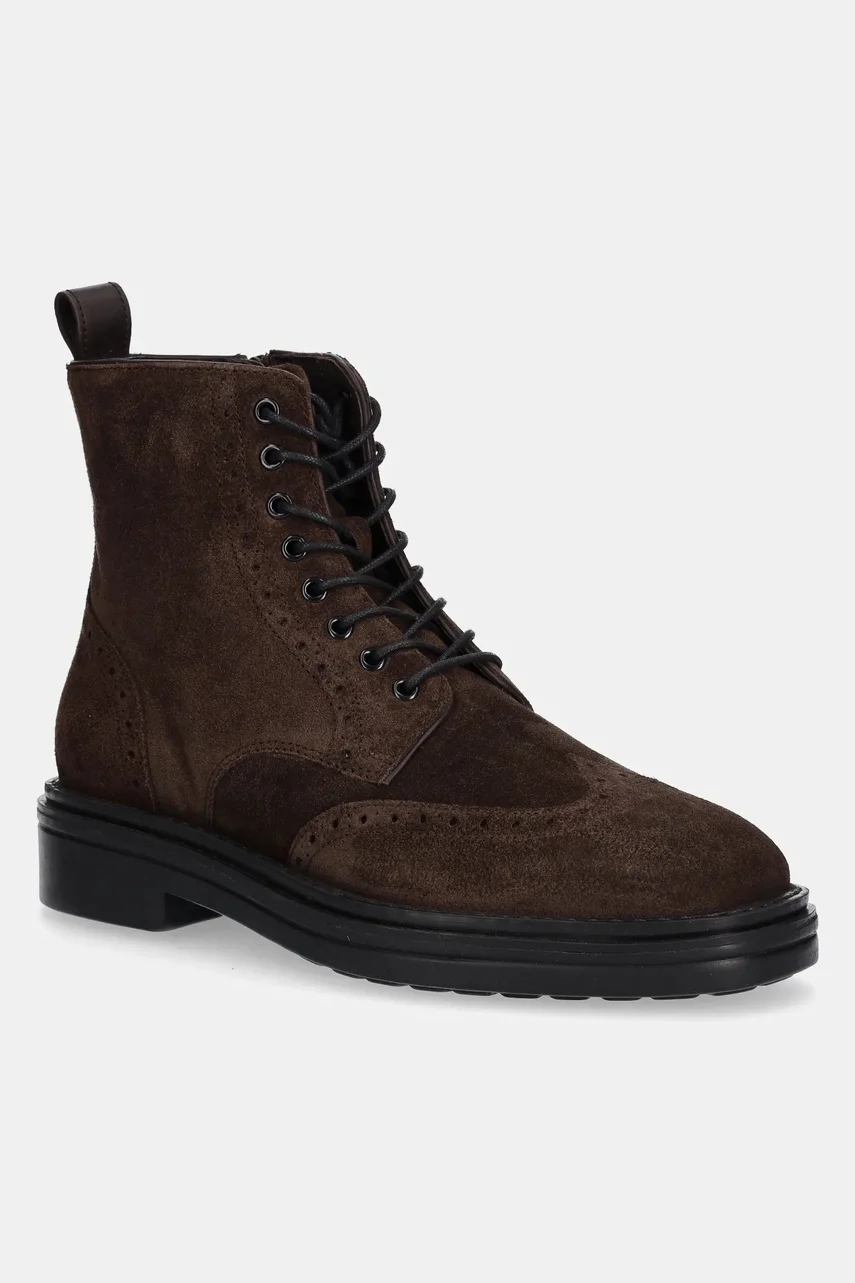 Gant botine de piele întoarsă Boggar