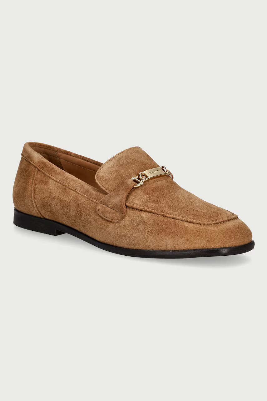 Gant mocasini pentru femei din piele întoarsă Gimble