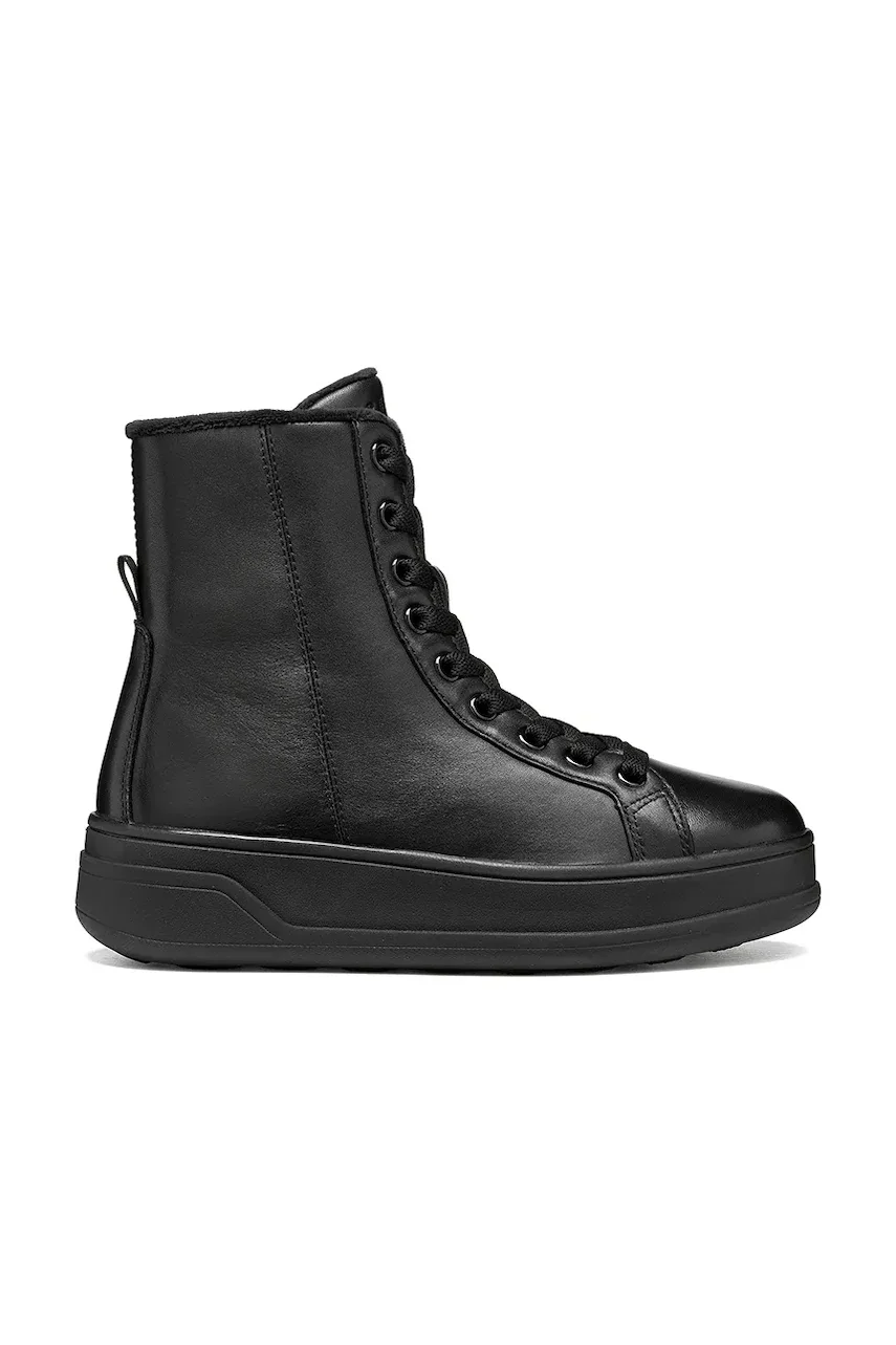 Geox botine cu platformă pentru femei din piele D SPHERICA ECUB-2