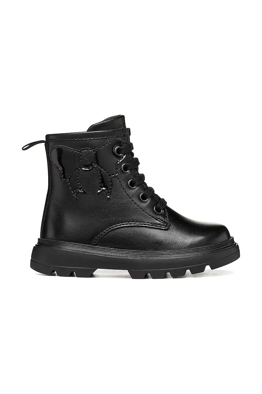 Geox botine pentru copii din piele KIDDARTAH