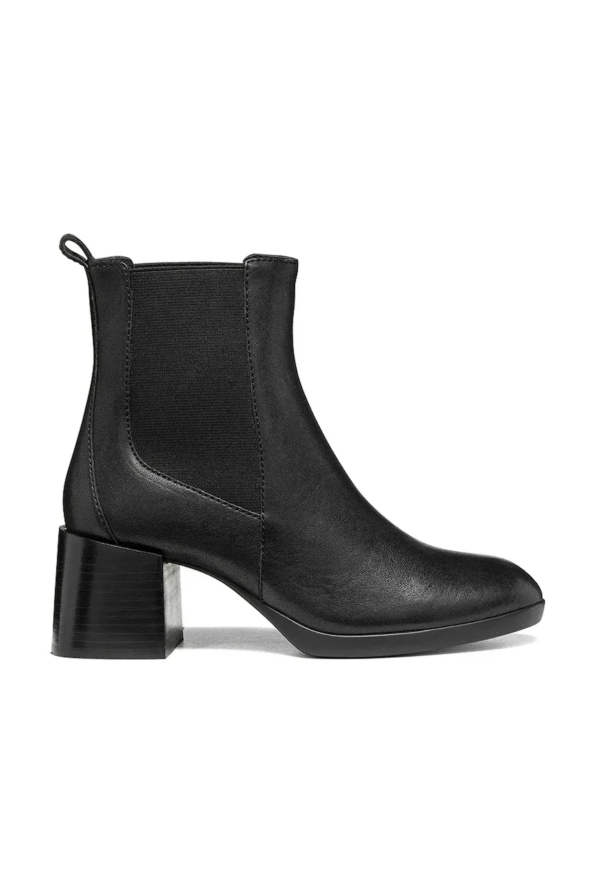 Geox botine pentru femei din piele D WALK PLEASURE 55T