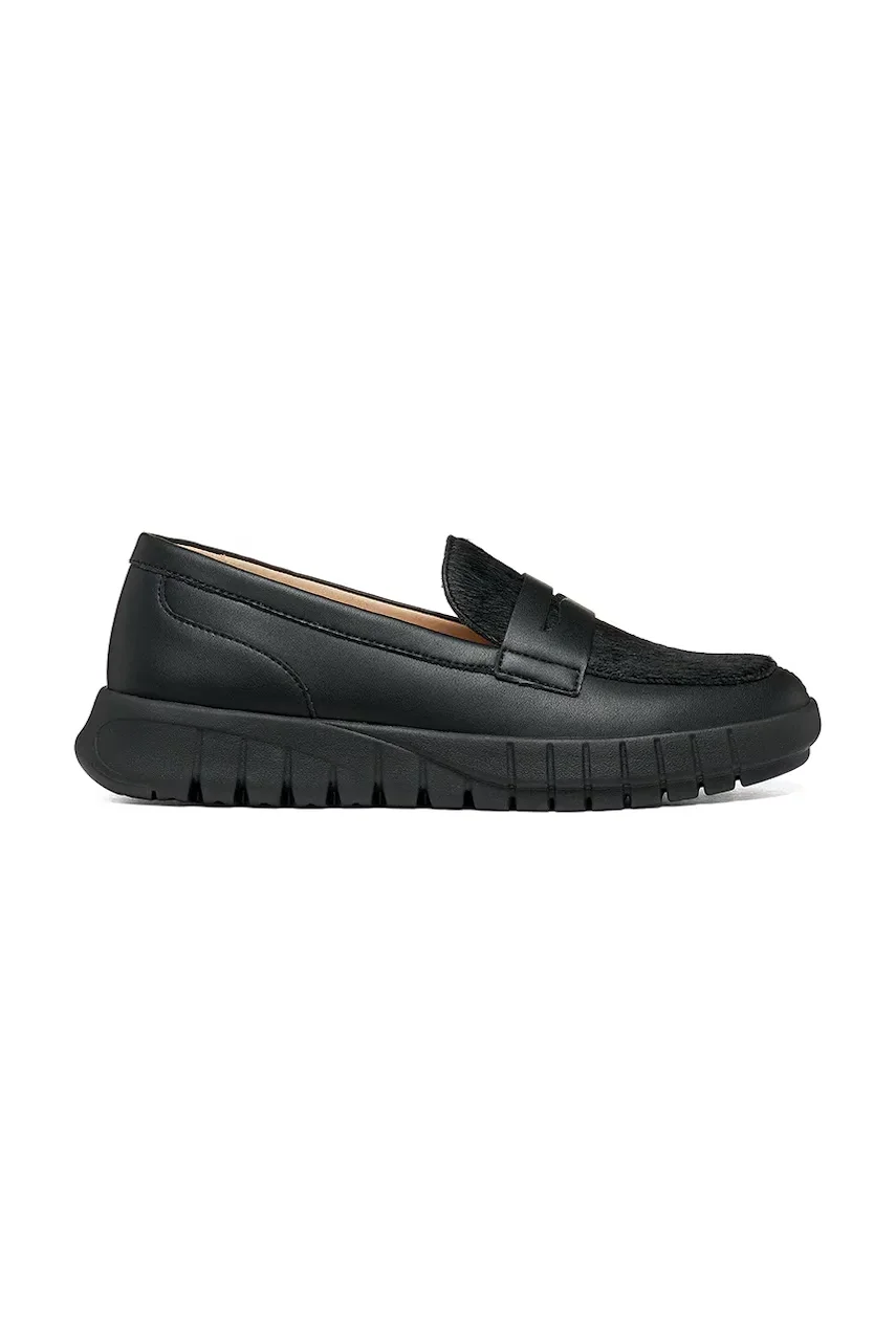 Geox mocasini pentru femei din piele D FLEXTRIDE
