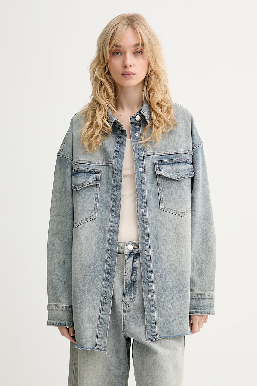 Gestuz cămașă pentru femei din denim GZnoma