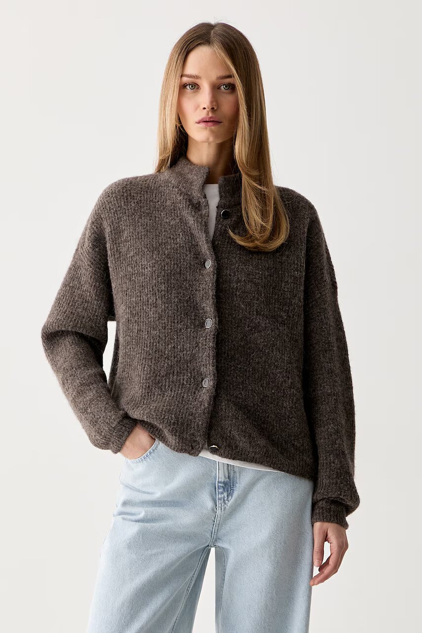 Gestuz cardigan pentru femei cu lână