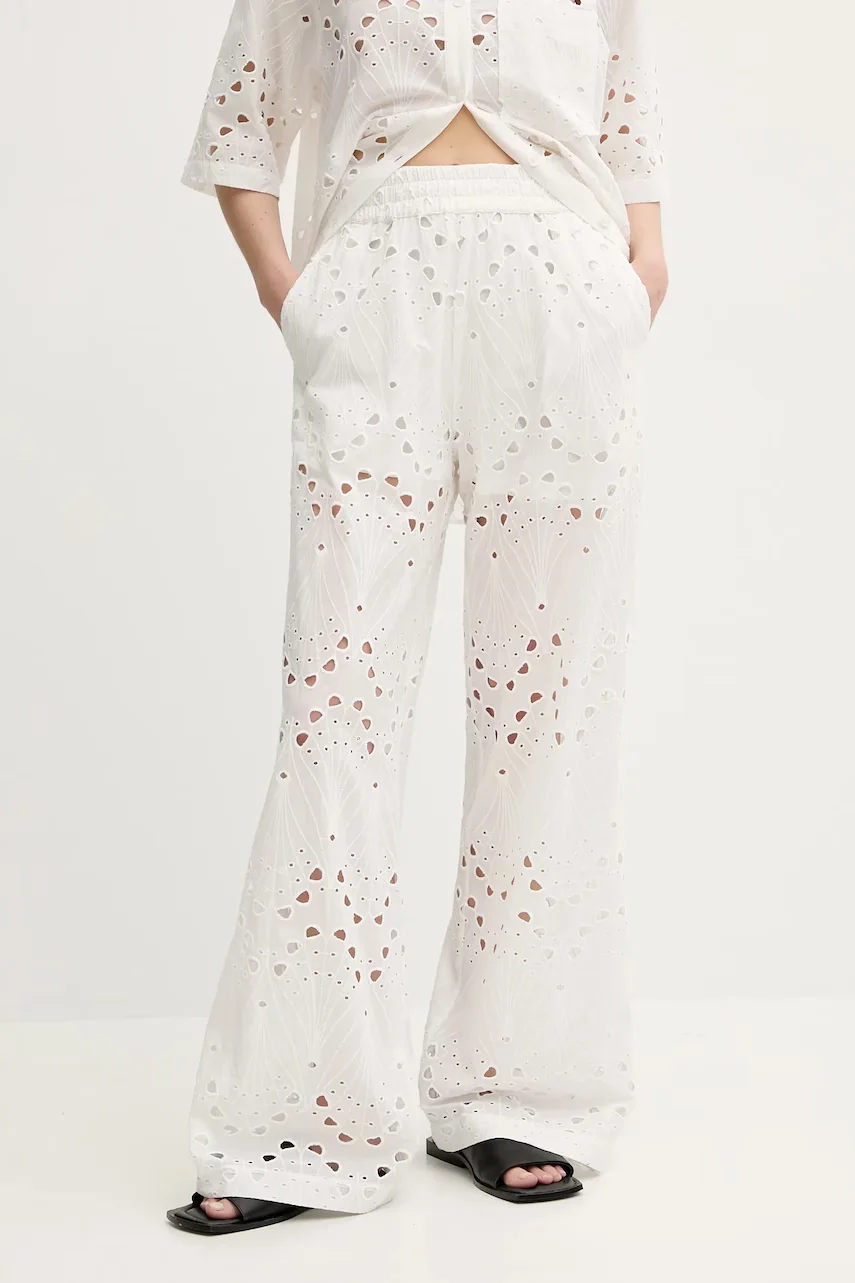 Gestuz pantaloni din bumbac