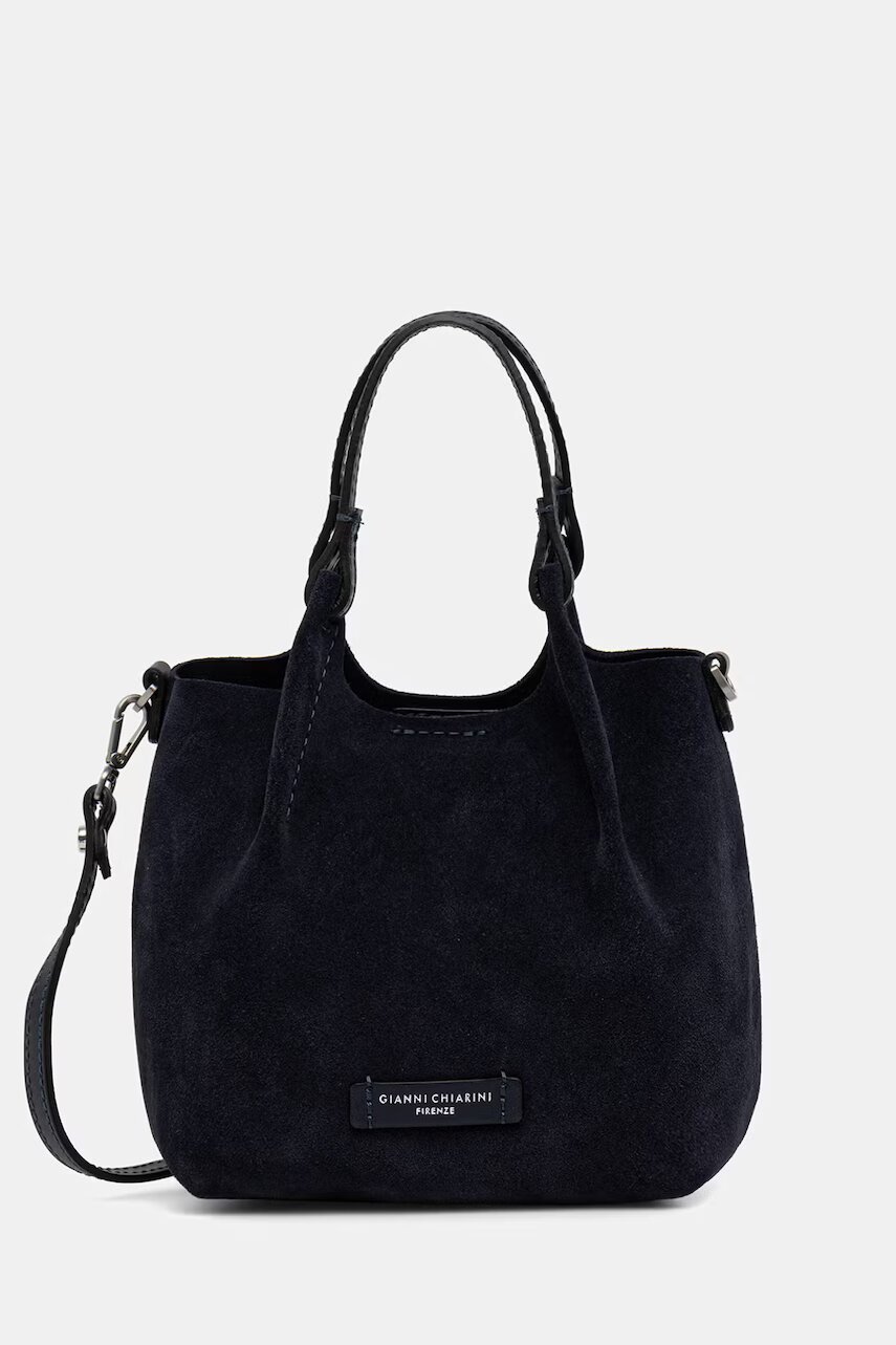 Gianni Chiarini geantă crossbody pentru femei din piele întoarsă DUA