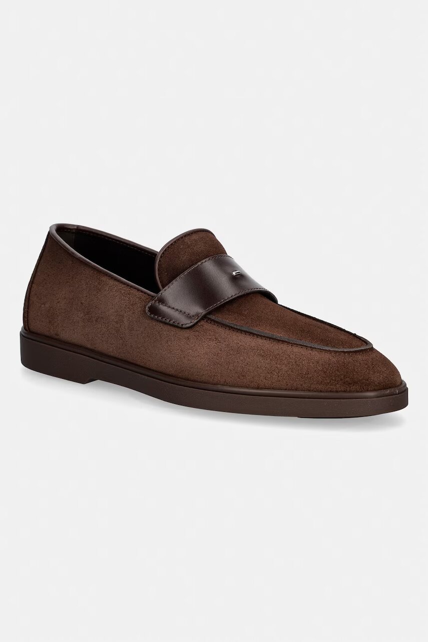 Giuseppe Zanotti mocasini pentru bărbați din piele întoarsă Berth