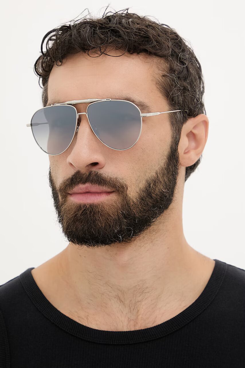 Gucci ochelari de soare aviator pentru bărbați