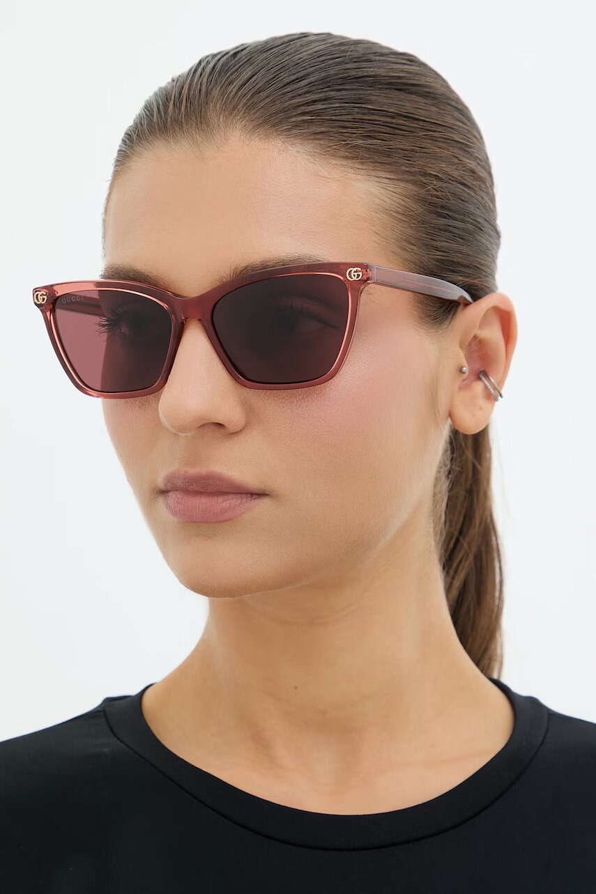 Gucci ochelari de soare cat eye pentru femei