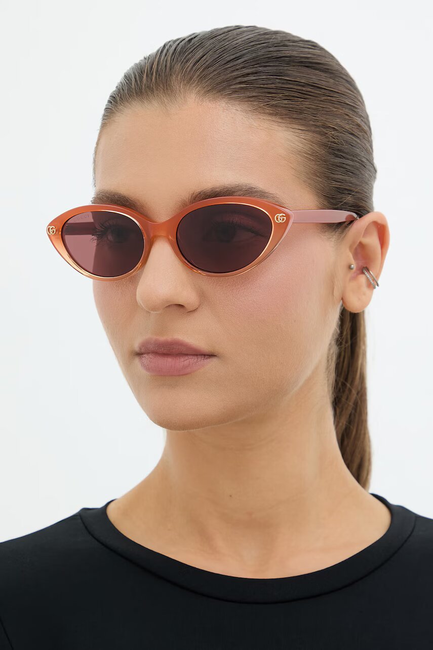 Gucci ochelari de soare cat eye pentru femei