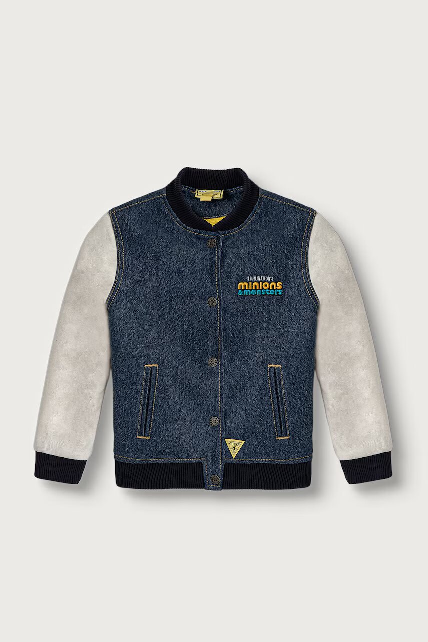 GUESS geacă bomber pentru copii cu bumbac GJ X MINIONS