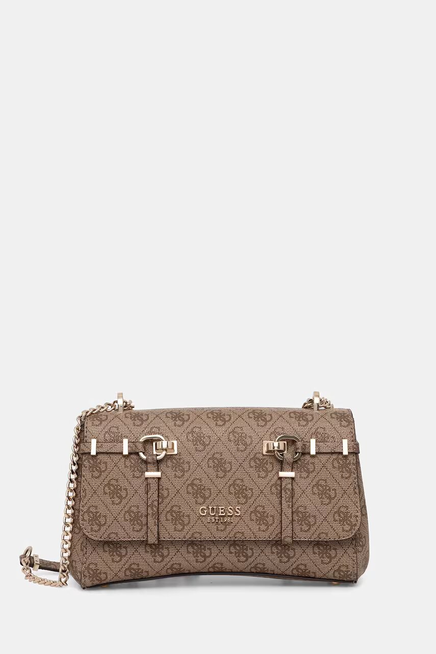 GUESS geantă crossbody pentru femei cu imitație de piele LEONA