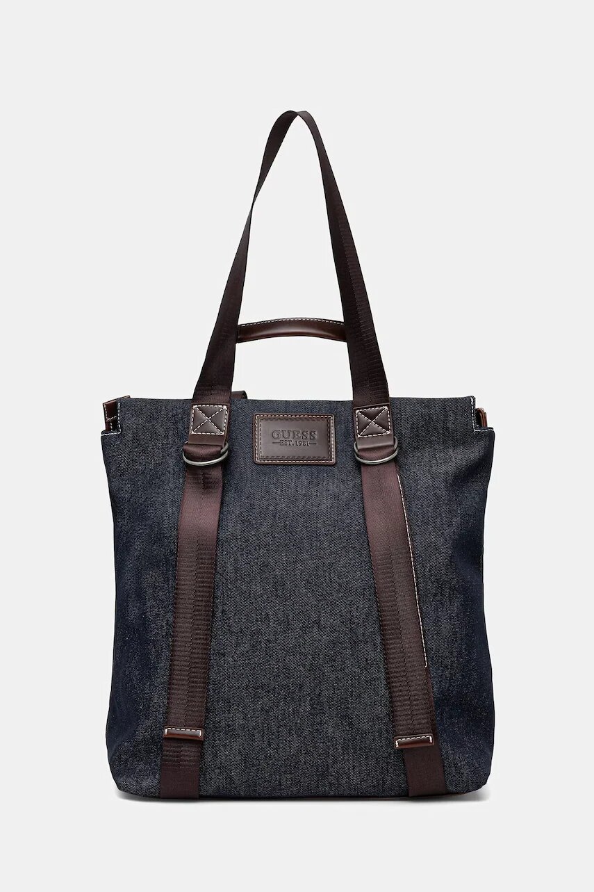 GUESS geantă pentru bărbați din denim OSLO