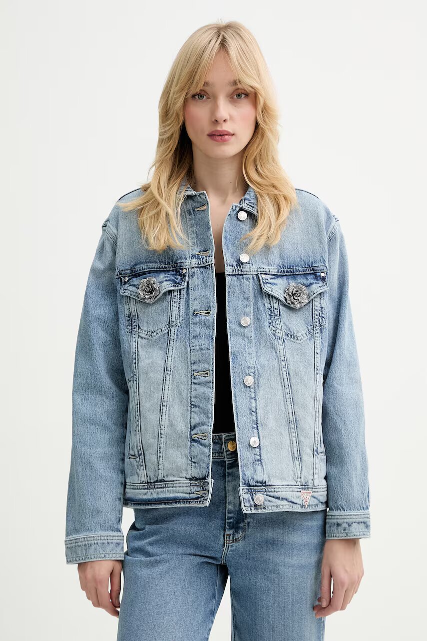 GUESS jachetă pentru femei din denim ANNA