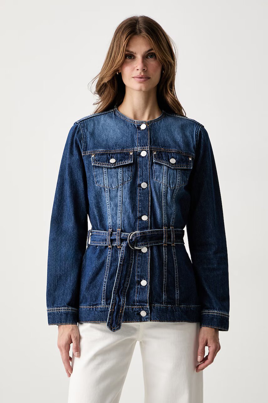 GUESS jachetă pentru femei din denim YUNA