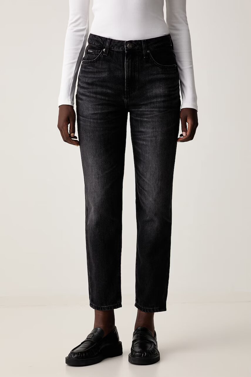 GUESS JEANS blugi mom fit pentru femei