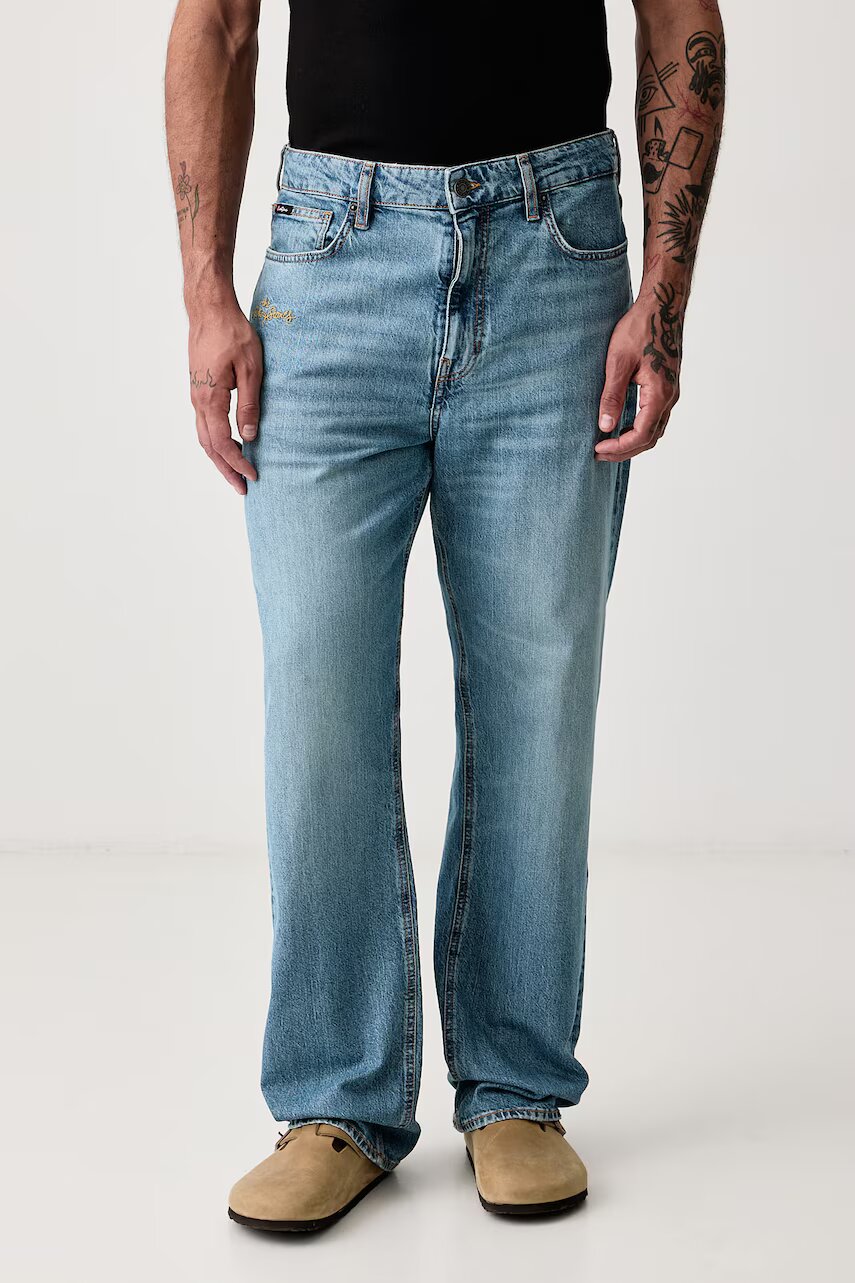 GUESS JEANS blugi relaxed fit pentru bărbați