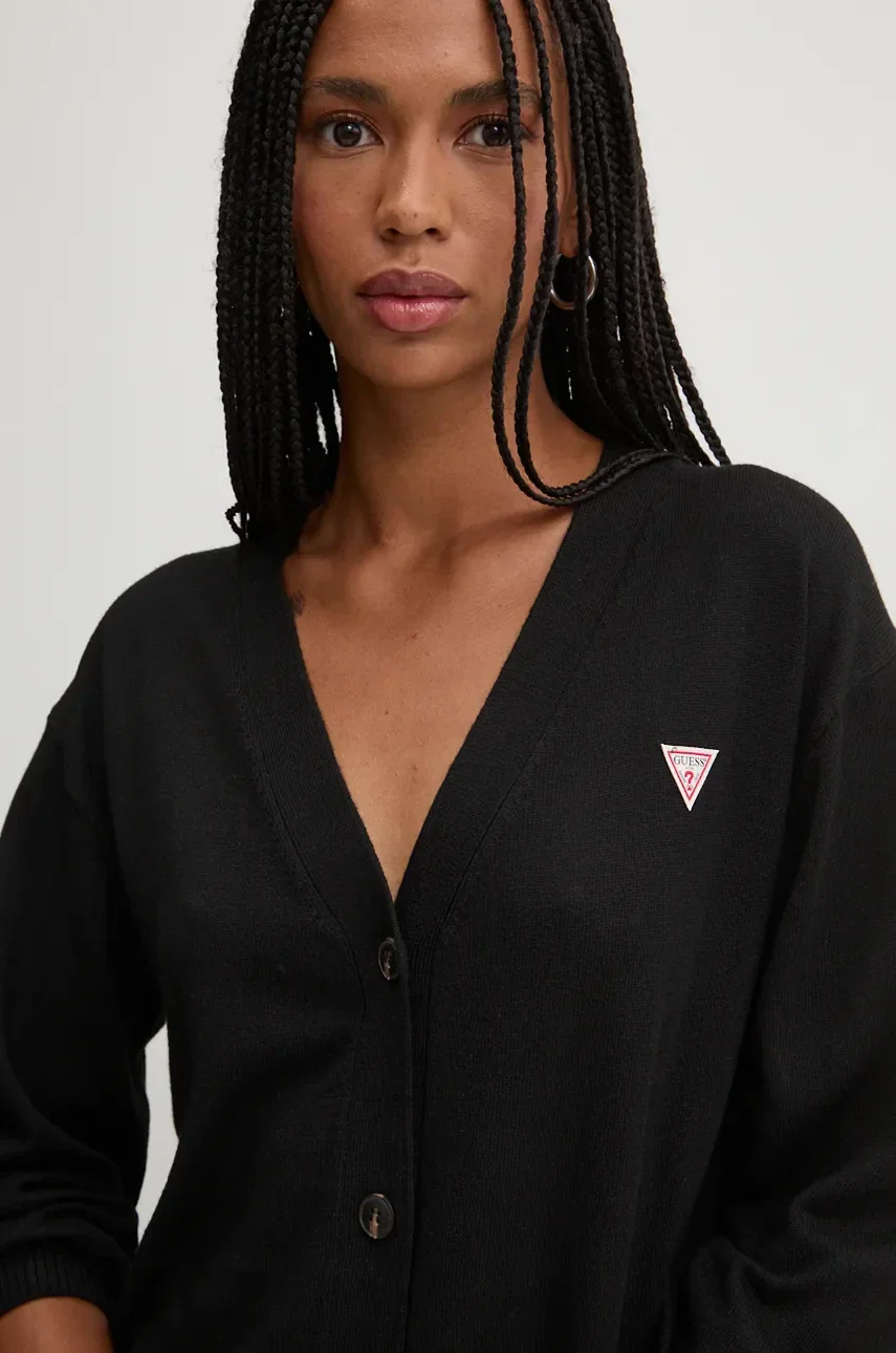 GUESS JEANS cardigan din amestec de lana