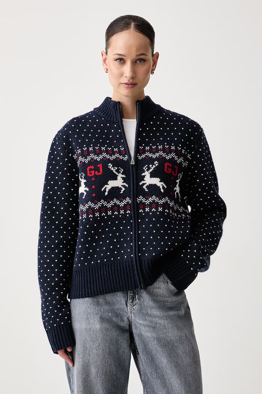 GUESS JEANS cardigan pentru femei cu lână