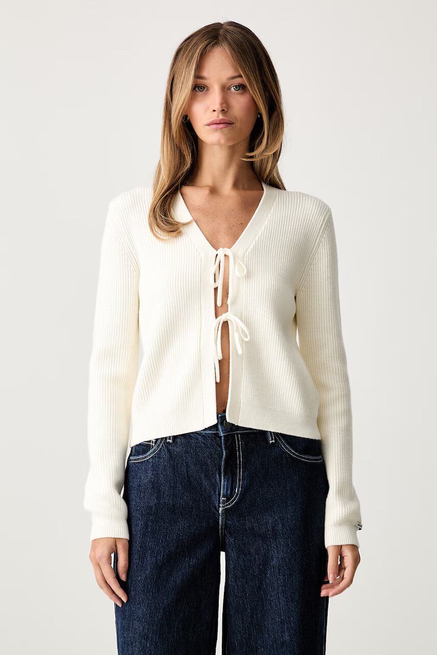 GUESS JEANS cardigan pentru femei cu vâscoză