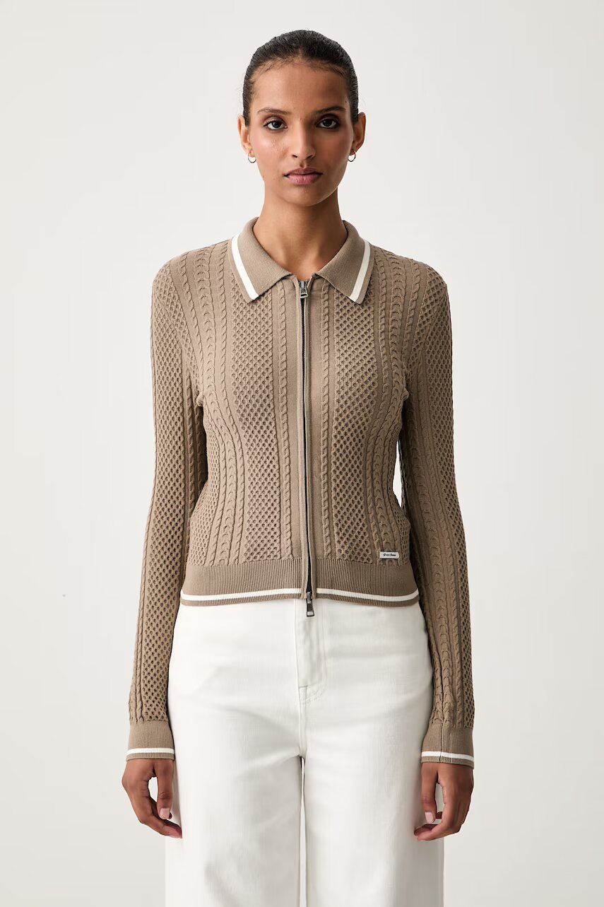 GUESS JEANS cardigan pentru femei cu vâscoză