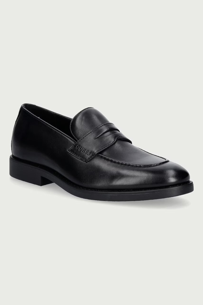 GUESS mocasini pentru bărbați din piele DRIFTKIN