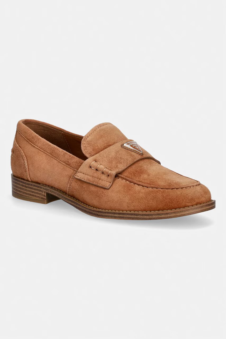 GUESS mocasini pentru femei din piele întoarsă BELISO