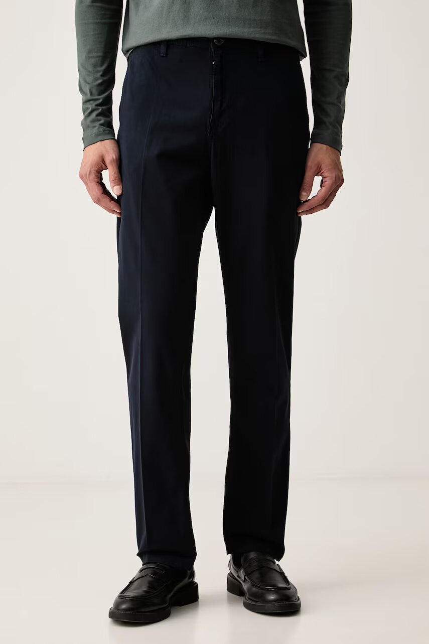 GUESS pantaloni chinos pentru bărbați din bumbac cu elastan ANGELS